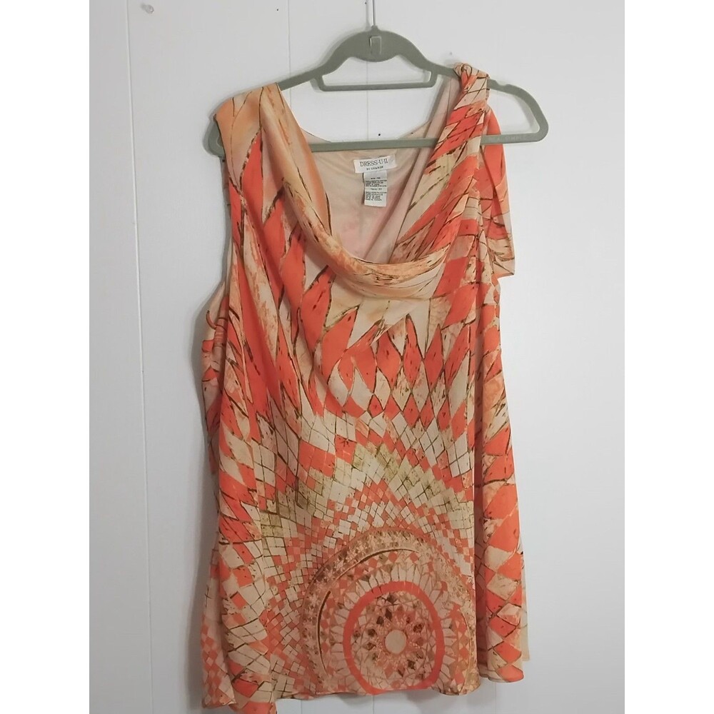 Dress U II by Sharon Scoop Neck with tie Top Size 3X